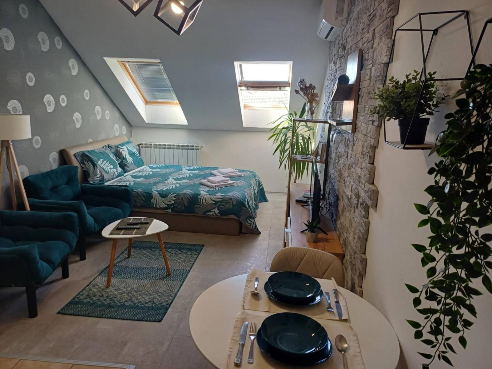 Apartment Centrum - Free Private Parking Novi Sad Bagian luar foto